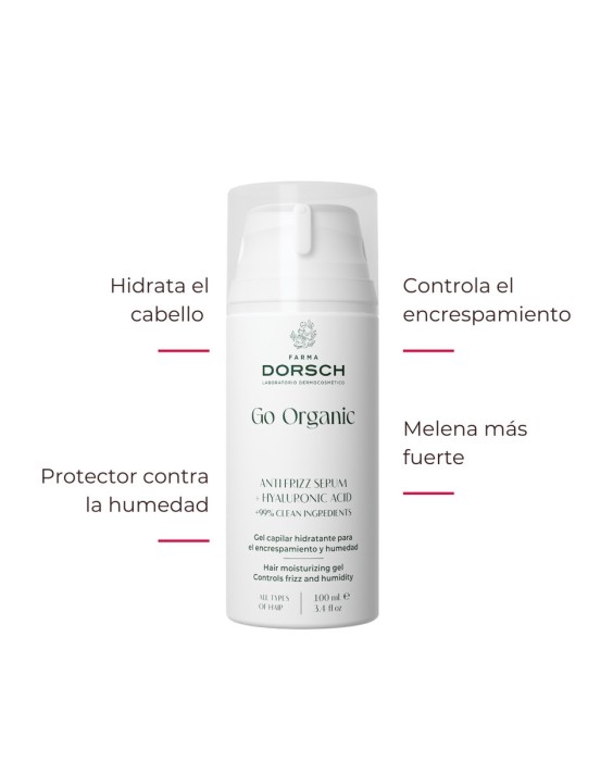Sérum capilar Anti Frizz Serum + Hyaluronic Acid 100 ml Farma Dorsch