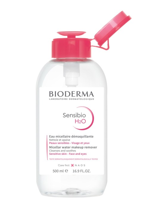 Solución Micelar Sensibio H2o Pump Piel Sensible Bioderma