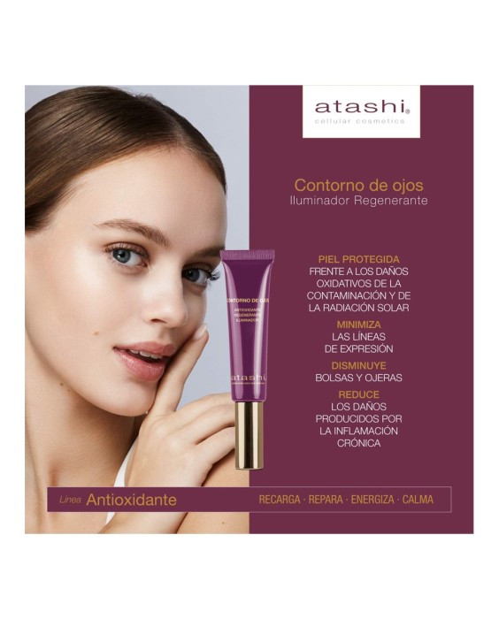 Contorno de ojos iluminador Antioxidante Longévité Atashi