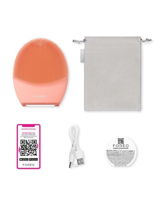 LUNA™ 4 - Dispositivo inteligente de limpieza facial y masaje reafirmante BALANCED SKIN FOREO