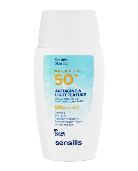  Water Fluid SPF 50+ Antiedad 40 ml Sensilis Антивозрастной ультралегкий водный фотопротектор SPF 50+ для чувствительной и светлой кожи