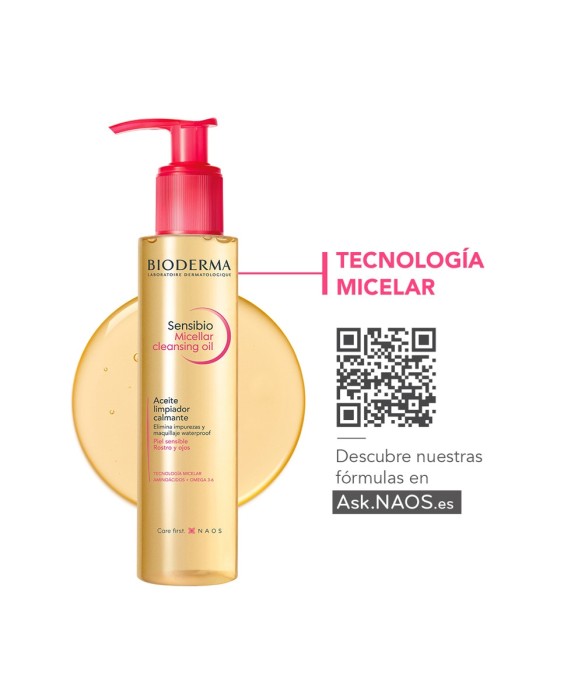 Aceite Micelar Limpiador Sensibio 150 ml Bioderma