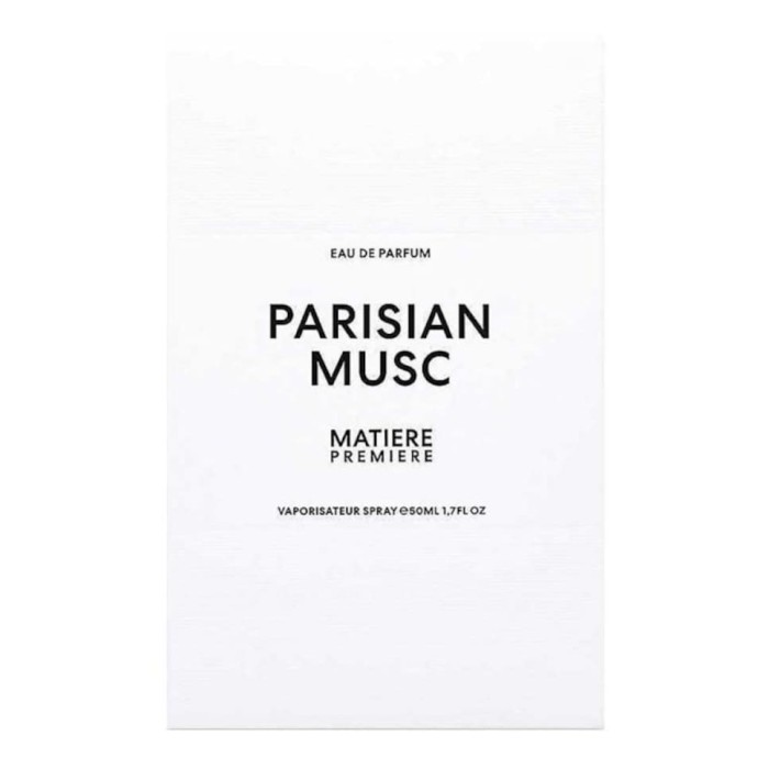 Eau de Parfum Parisian Musc 50ml Matiere Premiere (Isoleé)
