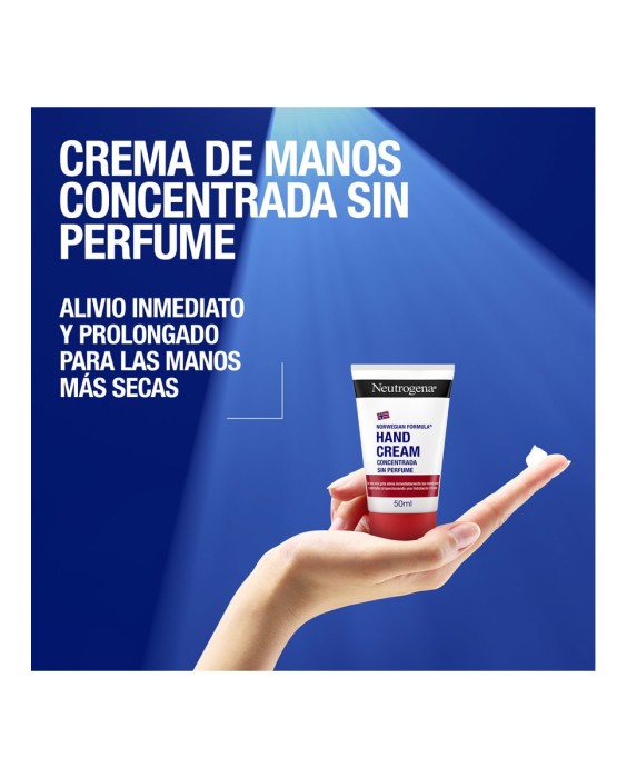 Crema de manos concentrada sin perfume Neutrogena