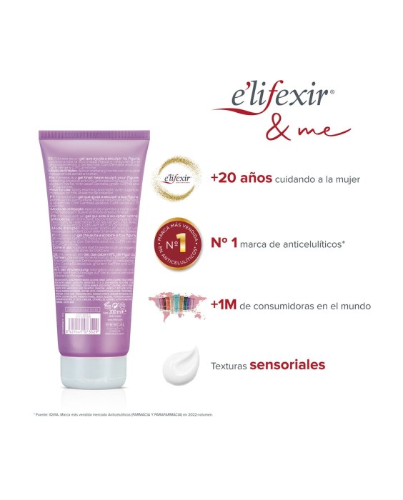 Gel Remodelador Reafirmante Tonificante Elifexir Fitness 200 ml Elifexir