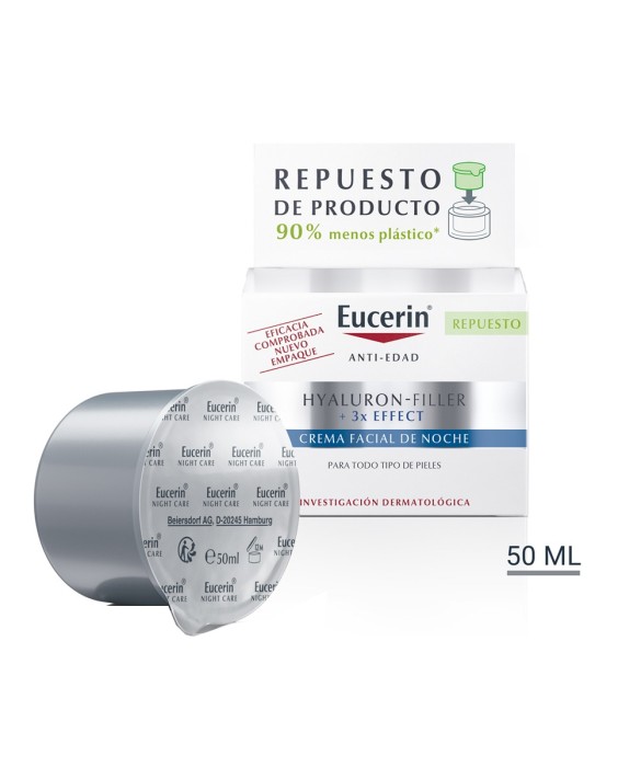 Recarga Crema de Noche Hyaluron Filler Eucerin