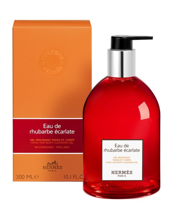 Hermès Eau de Rhubarbe Écarlate 300мл гель для душа