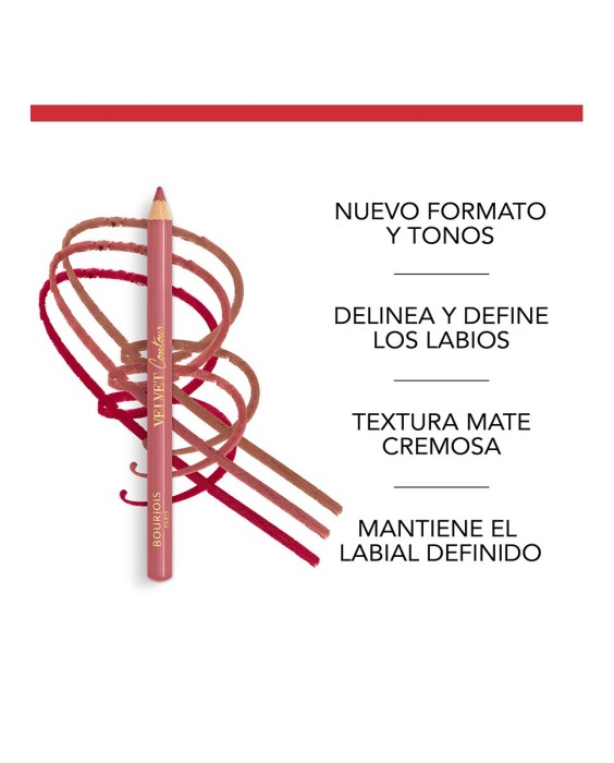 Perfilador de labios Velvet Contour Lip Liner 1.14g Bourjois