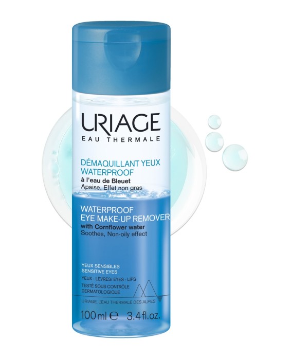 Desmaquillante De Ojos Waterproof De Uriage Con Agua De Aciano 100 ml   Uriage