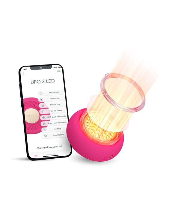 UFO™ 3 LED - Dispositivo de hidratación facial con NIR y LED de espectro completo FOREO