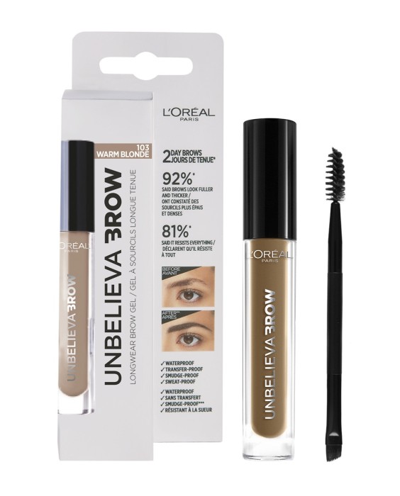 Máscara de cejas larga duración Unvelieva Brow Gel L'Oréal Paris