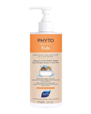 Champú Desenredante y Gel De Ducha Mágico Phytospecific Kids 400 ml Phyto