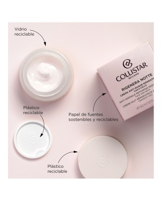 Crema de noche Rigenera reparadora rostro y cuello  50 ml Collistar