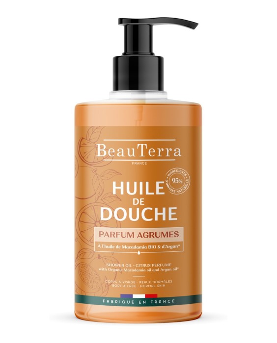 Aceite de Ducha Naranja-Mandarina 750 ml Beauterra