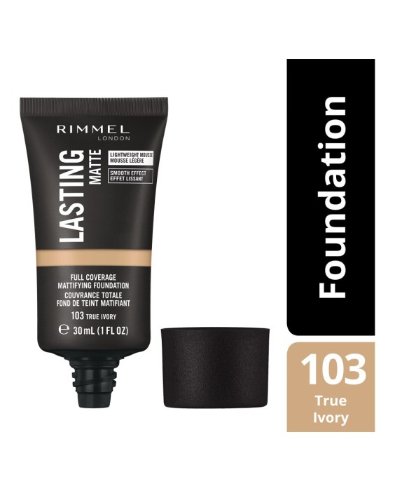 Base de maquillaje Lasting Matte Foundation Rimmel London