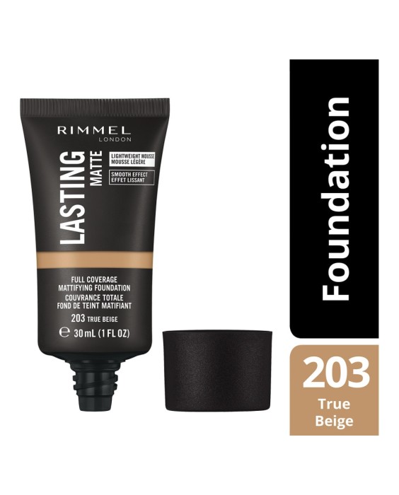 Base de maquillaje Lasting Matte Foundation Rimmel London