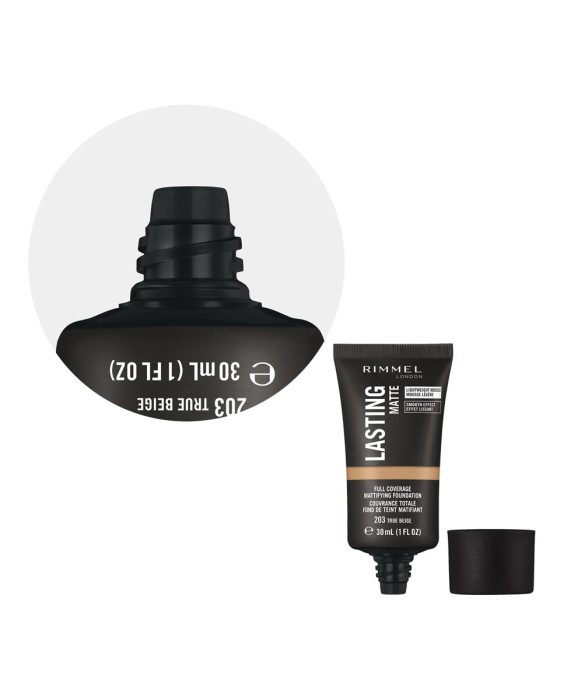 Base de maquillaje Lasting Matte Foundation Rimmel London
