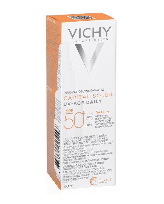 Fluido fotoprotector diario Capital Soleil UV Age SPF50+ 40 ml Vichy