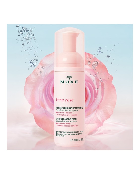 Nuxe Very Rose 150мл Мягкая очищающая эмульсия