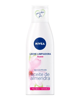 Leche Limpiadora Suave Piel Seca 200 ml Nivea
