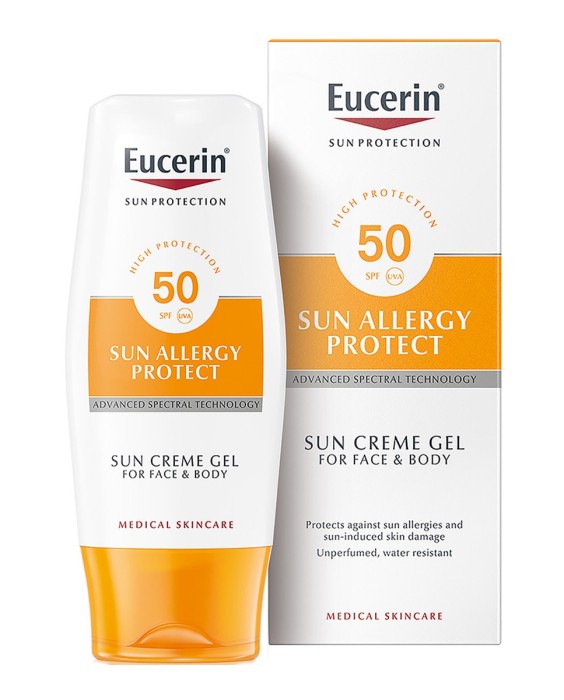 Gel crema para cara y cuerpo Sun Allergy Protect SPF 50 Eucerin