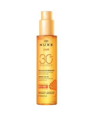 Nuxe Sun SPF30  Солнцезащитное масло-бронзатор для лица и тела