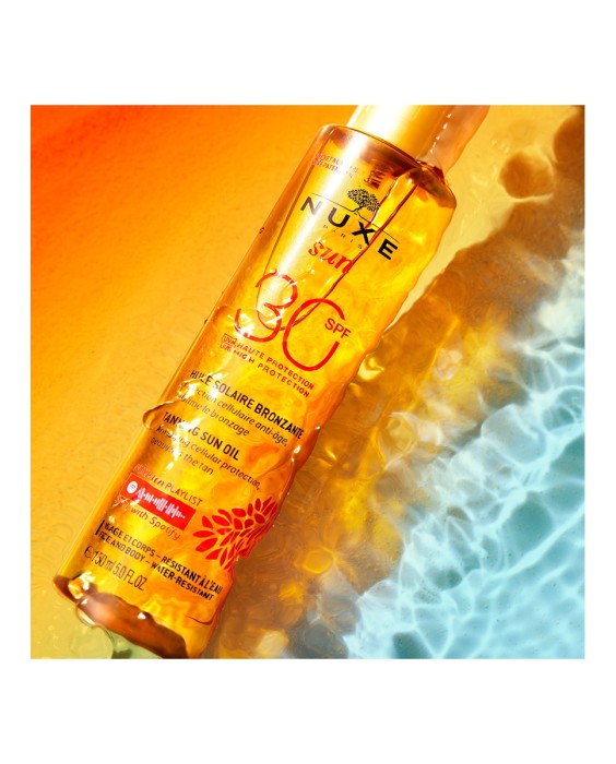 Nuxe Sun SPF30  Солнцезащитное масло-бронзатор для лица и тела