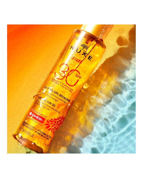 Nuxe Sun SPF30  Солнцезащитное масло-бронзатор для лица и тела