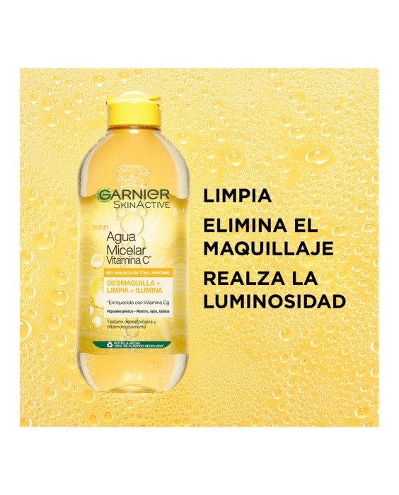 Agua micelar Vitamina C Skin Active Garnier