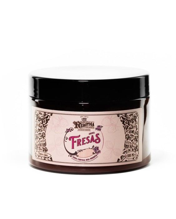 Crema rosa mosqueta aroma fresas 300ml Mi Rebotica