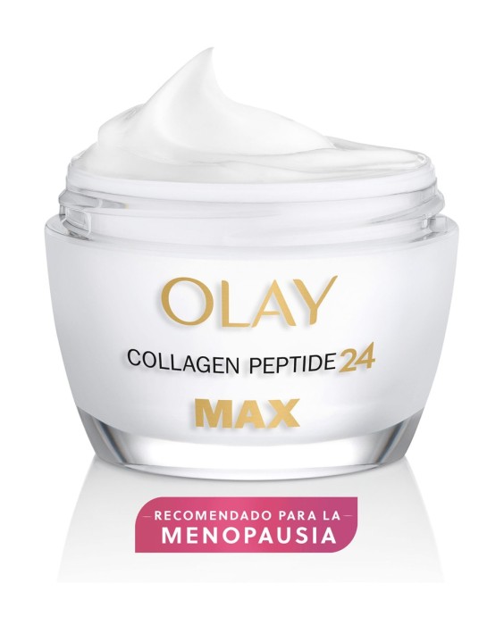 Crema de Día 50  ml Con Péptido de Colágeno Hidrata Olay Collagen Peptide MAX Olay