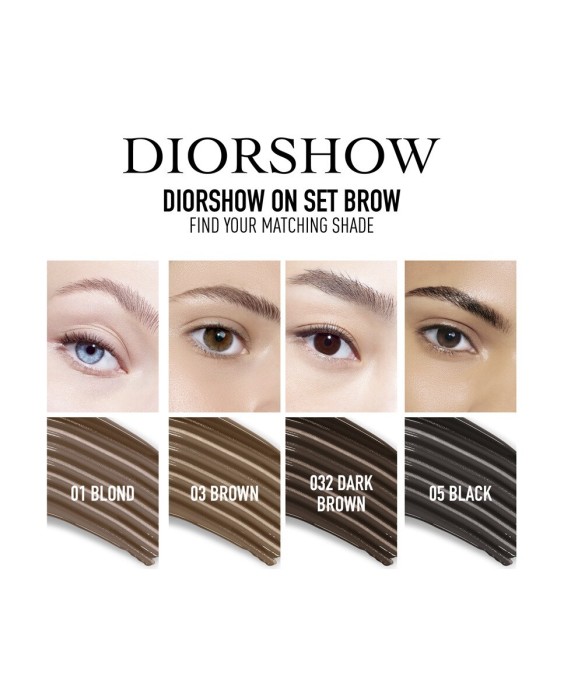 Máscara de cejas - fijadora de color - efecto disciplinado 24 horas - 90 % de ingredientes de origen natural