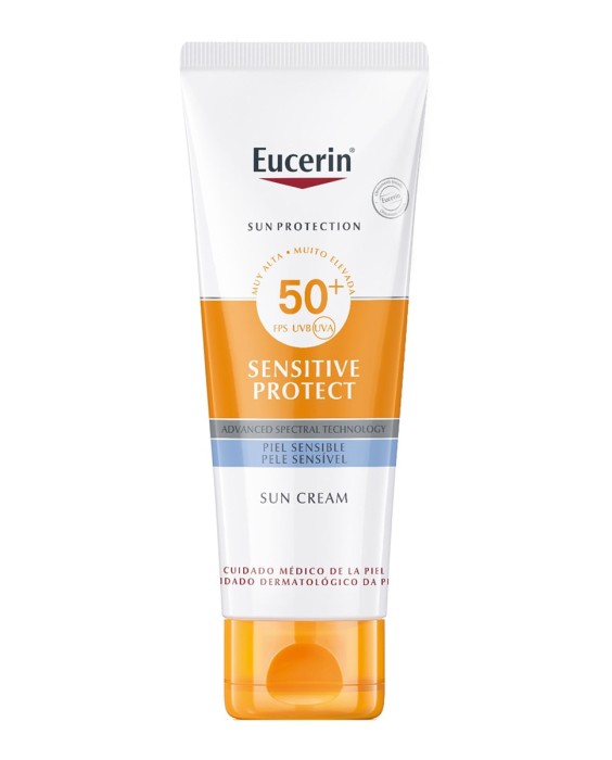 Eucerin Sensitive Protect SPF 50+ Солнцезащитное молочко для лица
