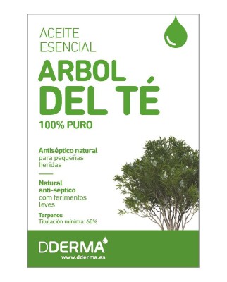 Antiséptico natural Aceite Esencial Árbol de Té 100% Puro Dderma