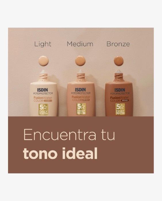 Fotoprotector Isdin Fusion Water Color SPF50 Bronze 50 ml Isdin