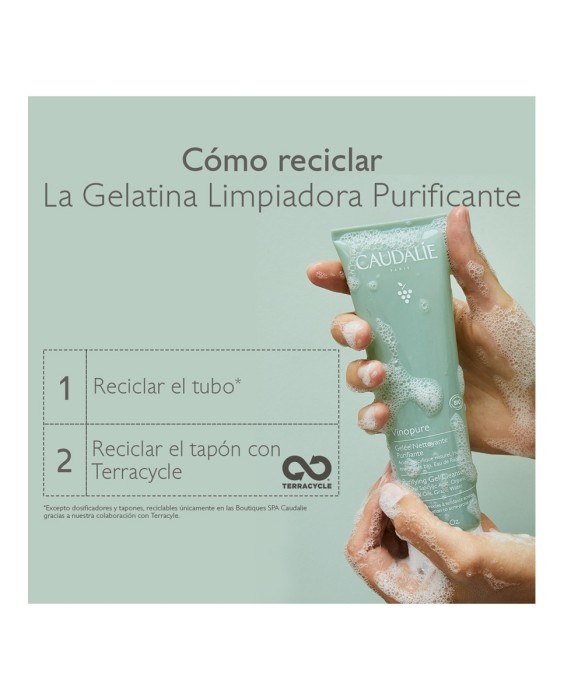 Gelatina limpiadora Purificante Vinopure 150 ml Caudalie