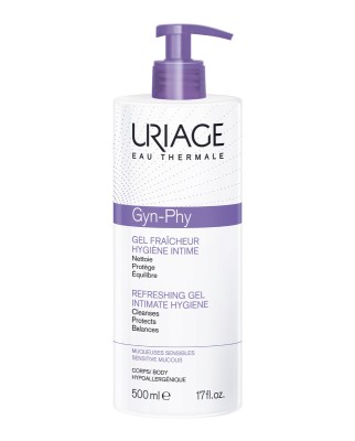 Gel Refrescante Higiene Íntima Gyn-Phy 500 ml Uriage