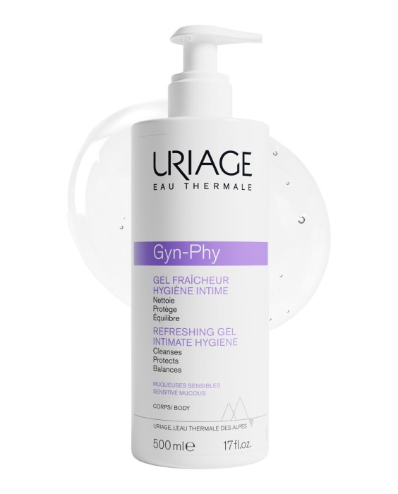 Gel Refrescante Higiene Íntima Gyn-Phy 500 ml Uriage