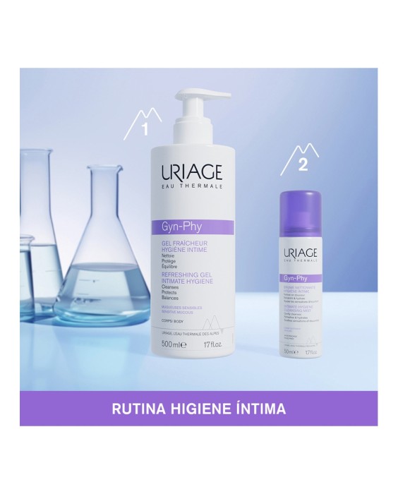 Gel Refrescante Higiene Íntima Gyn-Phy 500 ml Uriage