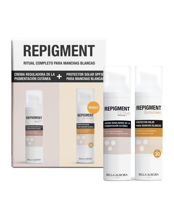 Pack Repigment 12 Plus + Repigment Sunscreen Bella Aurora