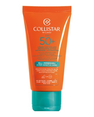 Crema Solar Proteccion Activa Cara Spf 50+, 50 ml Collistar