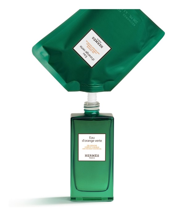 Hermès Eau d'Orange Verte 200 мл гель для душа для тела и волос