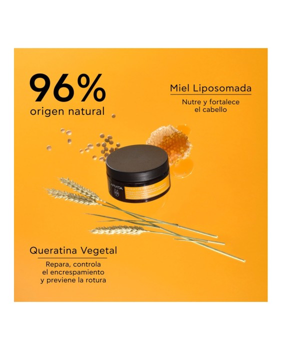 Mascarilla Capilar Keratin Repair Nutritiva & Reparadora con Miel y Queratina Vegetal Apivita