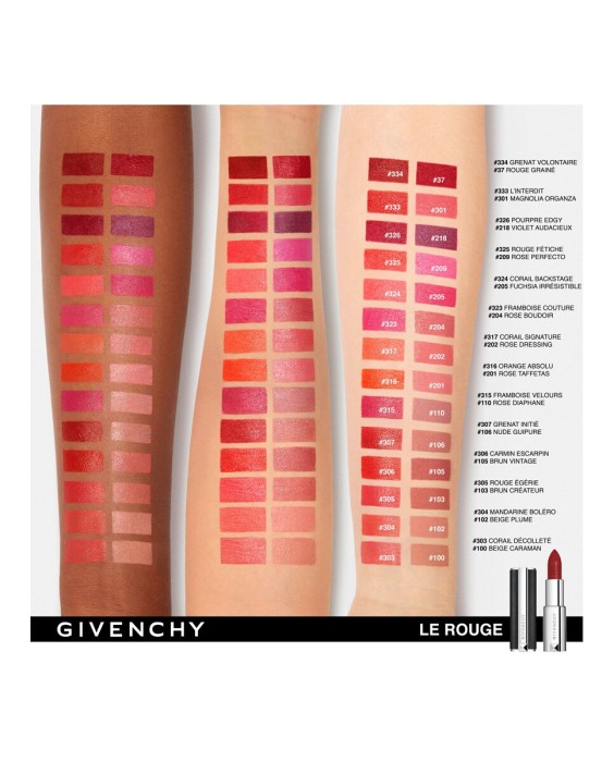 Barra de labios Le Rouge Semi-Mate e Hidratante Givenchy