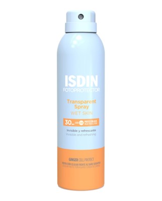 Isdin Transparent Spray Wet Skin SPF30 Солнцезащитный спрей