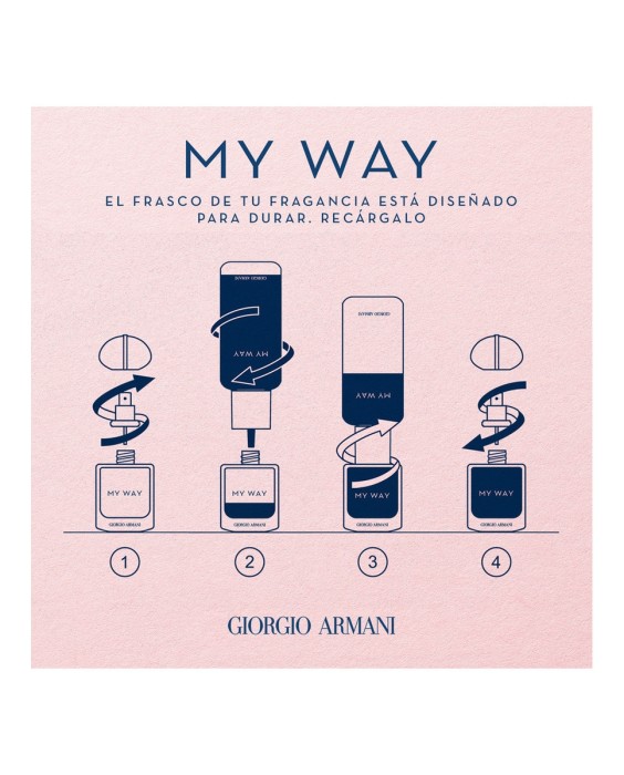 Eau de Parfum My Way Intense Recargable 90 ml Giorgio Armani