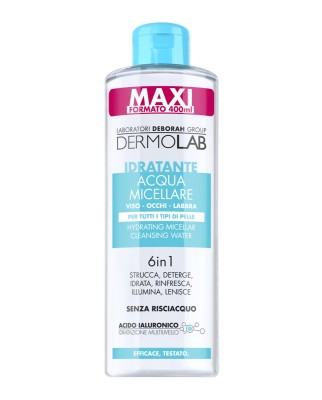 Agua micelar hidratante 6 en 1 Dermolab