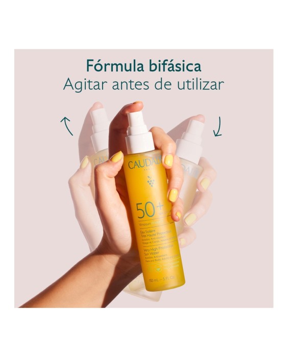 Agua De Muy Alta Protección SPF50+ Vinosun 150 ml Caudalie
