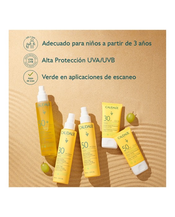 Agua De Muy Alta Protección SPF50+ Vinosun 150 ml Caudalie