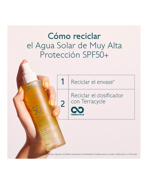 Agua De Muy Alta Protección SPF50+ Vinosun 150 ml Caudalie